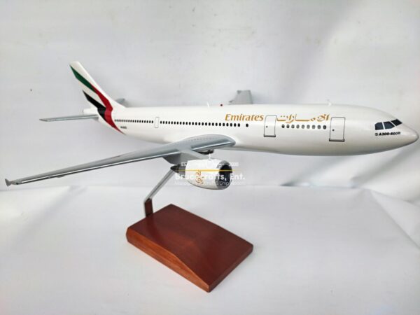 Model of A300-600R Emirates Airlines with detailed craftsmanship.